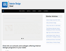 Tablet Screenshot of interior-design-school.net